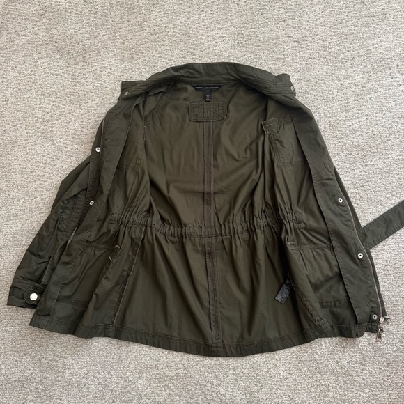 White House Black Market - Green Utility Jacket - Size 0 - Picture 6 of 8